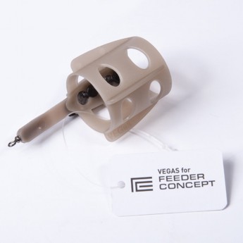 Кормушка фидерная FEEDER CONCEPT Vegas Овал Малая 25г Кормушка фидерная FEEDER CONCEPT Vegas Овал Малая 25г