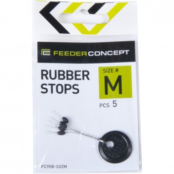 Стопоры резиновые FEEDER CONCEPT Rubber Stops р.004XL 5шт.